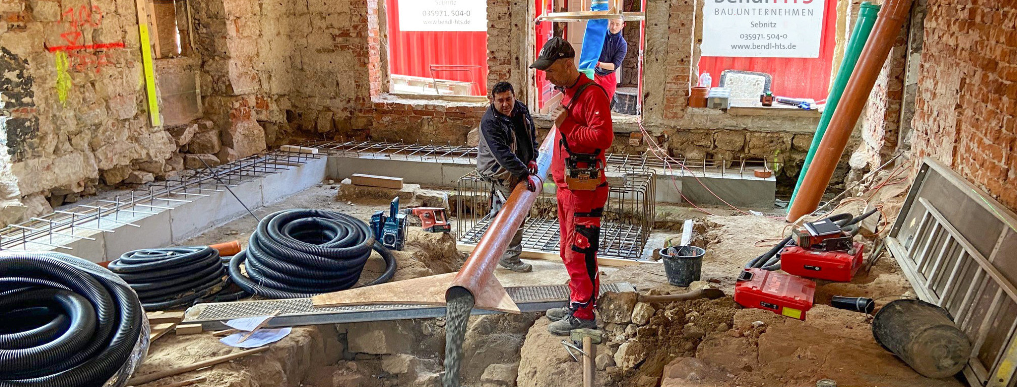 Betonarbeiten Alte Bäckerei Königstein 