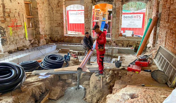 Betonarbeiten Alte Bäckerei Königstein