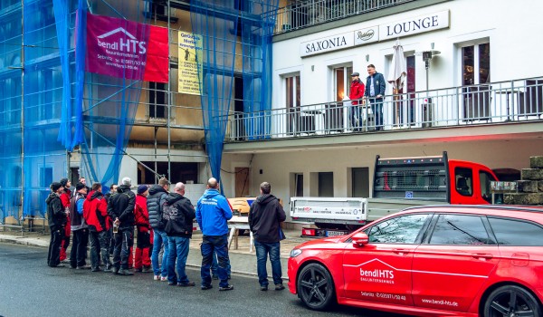 Richtfest &quotHaus Saxonia&quot